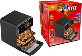 Мультипіч з безжировим смаженням XPRO TK-00244 12л чорна, біла, сіра (45539-TK-00244_2391)