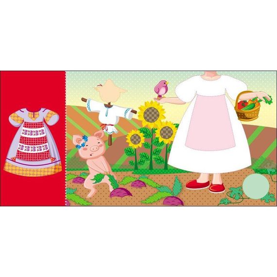 Дитяча книжка з наклейками Одягни ляльку "Україночка Стефанія у бабусі" 615011 | Зображення 2