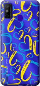 Чехол на Tecno Spark 6 Go KE5 Сердца UA "5292u-2452-17620"