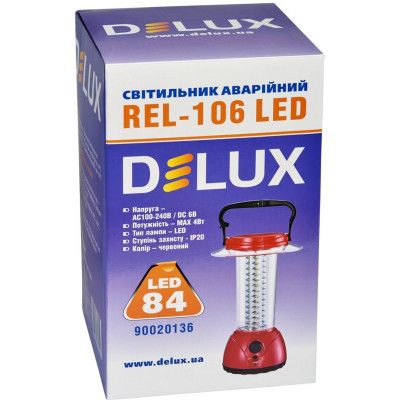 Фонарь Delux REL-106 84 LED 4W (90020136) | Зображення 2