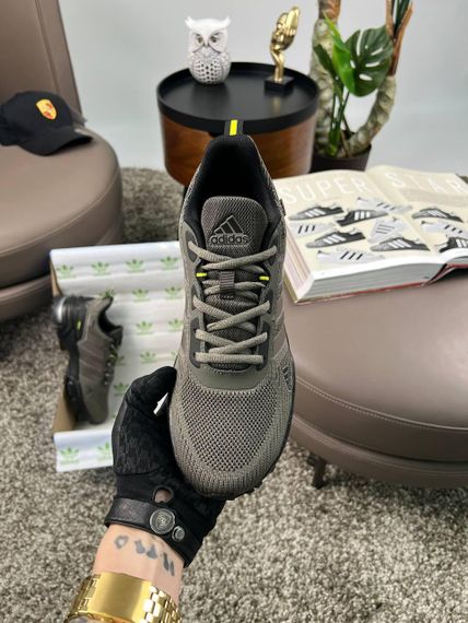 Мужские кроссовки Marathon Pro+ Khaki Black текстиль  весна / літо / осінь A3622 | Зображення 6