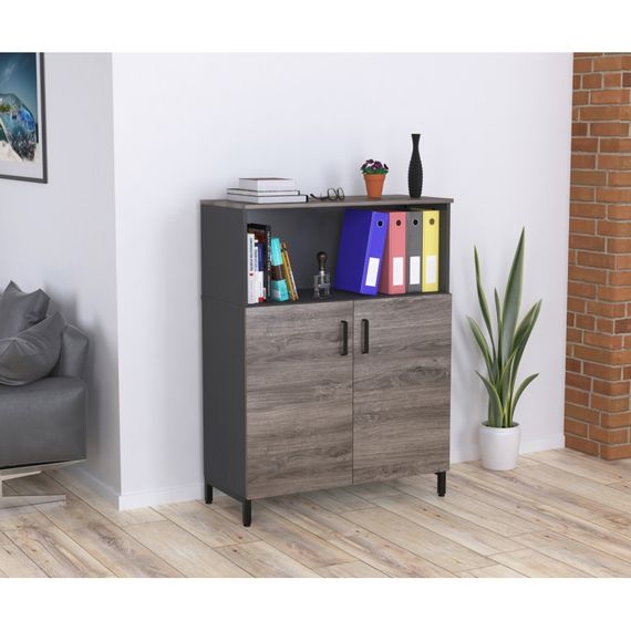 Тумба офисная Loft Design LTO-900-1200 антрацит венге | Зображення 6