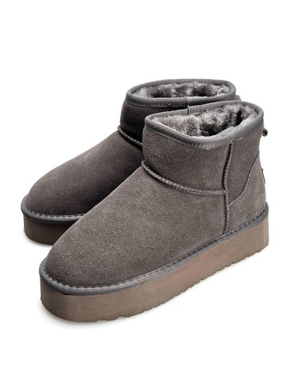 Уггі UGG Classic Ultra Mini Platform Grey Fur | Зображення 6