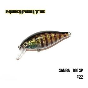 Воблер Megabite  Samba 100 SP (60 мм, 14,8 гр, 1 m) (22)