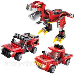 Конструктор Rex Dragon 3 в 1,трансформер,Jiejie 278 дет.