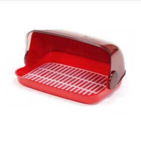 Хлібниця midi пластик 01 червоний "Галицька" Ламела