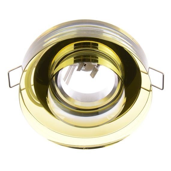 Світильник точковий декоративний HDL-G151 Gold Crystal MR16