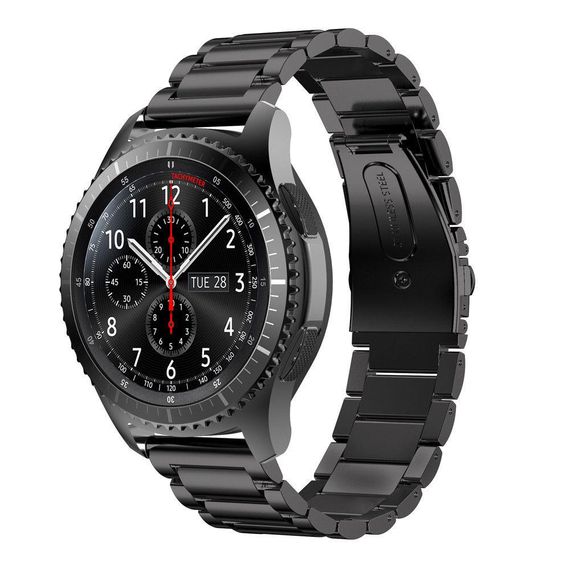 Металевий ремінець Primo для годинника Samsung Gear S3 Classic SM-R770/Frontier RM-760 - Black