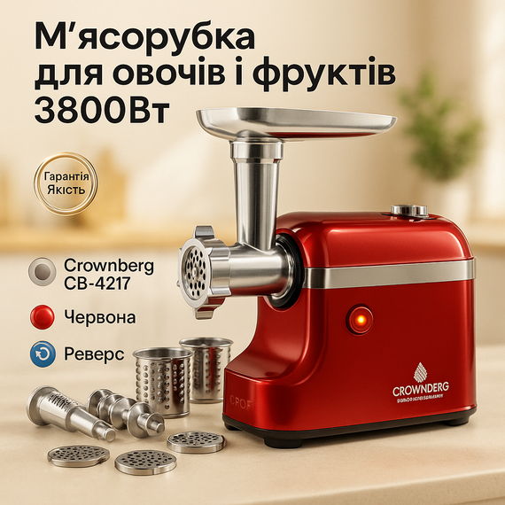 М'ясорубка кухонна потужна для дому, М'ясорубка з металевим корпусом Кухонна 'соковижималка NL-73