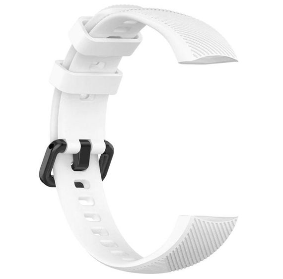 Силіконовий ремінець Primo для фітнес-браслета Huawei Honor Band 4 / 5 - White | Зображення 2