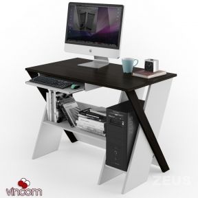 Компьютерный стол Comfy-Home Zhuk Zhuk ВенгеБелый