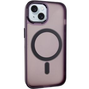 Чехол TPU+PC Lily with MagSafe для Apple iPhone 14 (6.1") Dark Purple