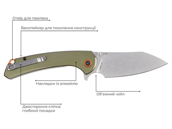 Ніж Skif Jock SW Olive Green | Зображення 6