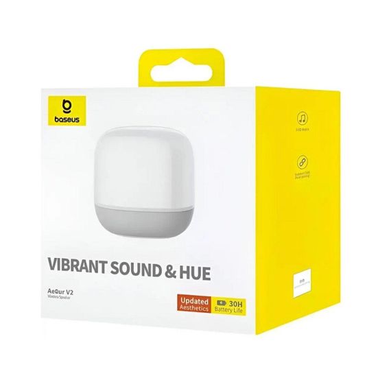 Портативна колонка Baseus AeQur V2 Wireless Speaker Moon White | Зображення 1
