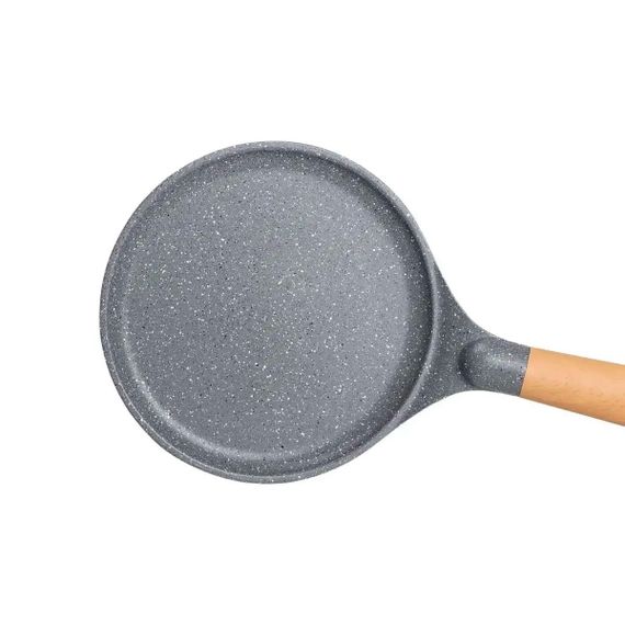 Алюминиевая блинная сковорода с мраморным антипригарным покрытием Ø 20 см, толстое дно MGC серый HP-4-426G | Зображення 3