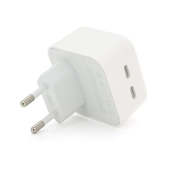 СЗУ NX 110-240V Original, 2xType C, 50W, White, Box | Зображення 2