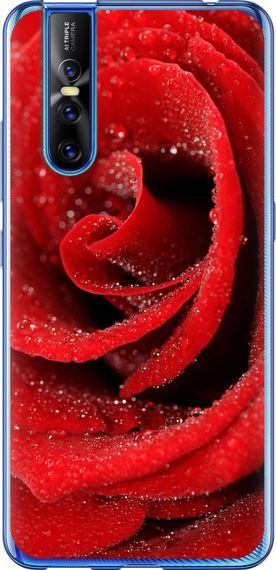 Чехол на Vivo V15 pro Красная роза "529u-1763-17620"