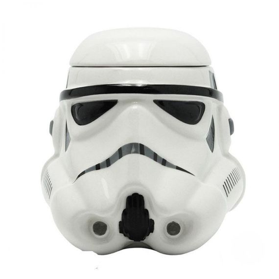 Чашка із кришкою Star Wars 3D Штурмовик (Біла) Кераміка (код: SKU-1212884063) | Зображення 2