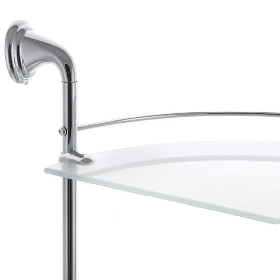 Стеклянная полка угловая 2-ярусная ZERIX LR1507-2 (LL1408) | Зображення 1