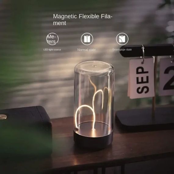 Автономна лампа MagnaStrand 360 для блекаутів — Акумуляторний світильник «Квантовий дріт» з Type-C та потужним магнітом | Зображення 5