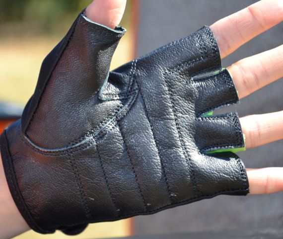 Рукавички для фітнесу MadMax MFG-251 Rainbow Green S | Зображення 6