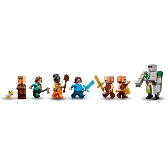Конструктор LEGO Minecraft Напад на село з повітряною кулею Ґаст (21273) | Зображення 7