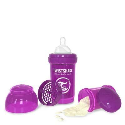 Бутылочка для кормления Twistshake антиколиковая 180 мл, фиолетовая (24850) | Зображення 1