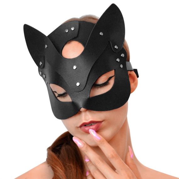 Маска Кішечки Art of Sex - Cat Mask, Чорний Sex Aura | Зображення 1