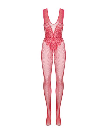 Комбінезон Obsessive N112 Red S/M/L one size, Червоний, One Size | Зображення 5
