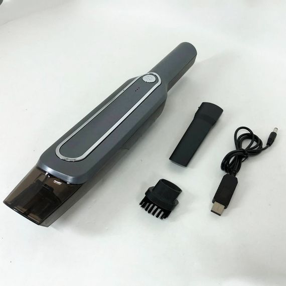 Автопилосос для салону машини на акумуляторі Car vacuum cleaner, Компактний пилосос в авто з насадками KJ-75 | Зображення 5