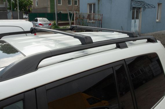 Перемички на рейлінги без ключа (2 шт) Сірий для Toyota Land Cruiser 200 | Зображення 6