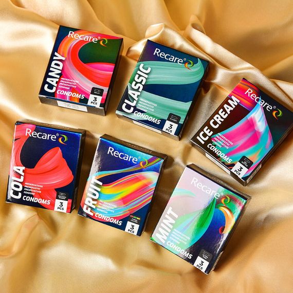 Презервативы Holographic Recare Delay Candy Condoms 3 шт, пролонгировочный эффект, конфетный аромат | Зображення 6