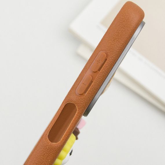 Чохол TPU Leather Toys для Samsung Galaxy A26 5G Labubu / Brown | Зображення 4