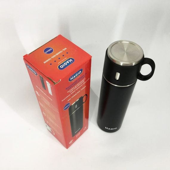 Термос MAGIO MG-1046B 0.5 л, Термос для спортсменів, Термокружка з вакуумною ізоляцією | Зображення 8