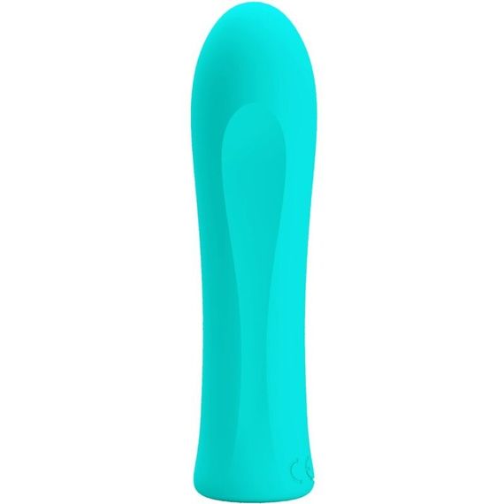 Мини-вибратор PRETTY LOVE Alfreda 12 режимов, зеленый, 10.2 х 2.6 см sexstyle