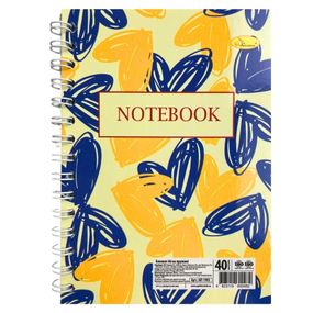 Блокнот А6 "Патриотический" АП-1903-4, 40 листов, пружина сбоку