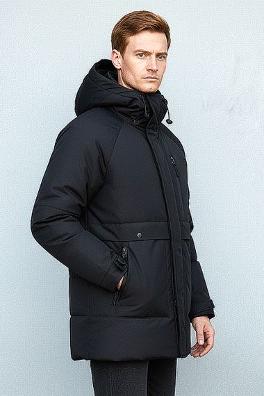Чоловічий Пуховик Sun`s House  розмір: 2XL Чорний (арт. RC-RW-7-black) | Зображення 1