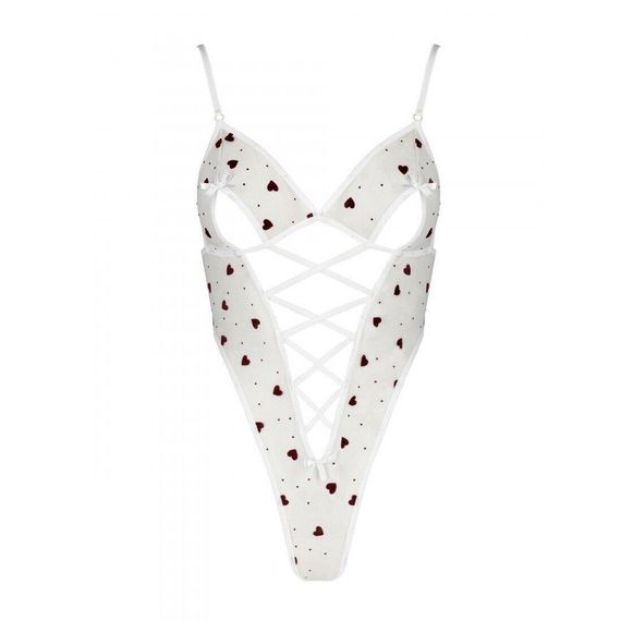 Еротичний боді з малюнком LOVELIA BODY white L/XL - Passion, L/XL | Зображення 4