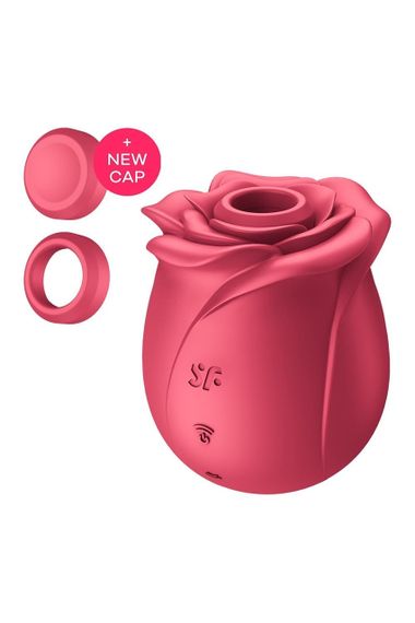 Вакуумный стимулятор роза Satisfyer Pro 2 красный, 7 см Sex Aura | Зображення 3