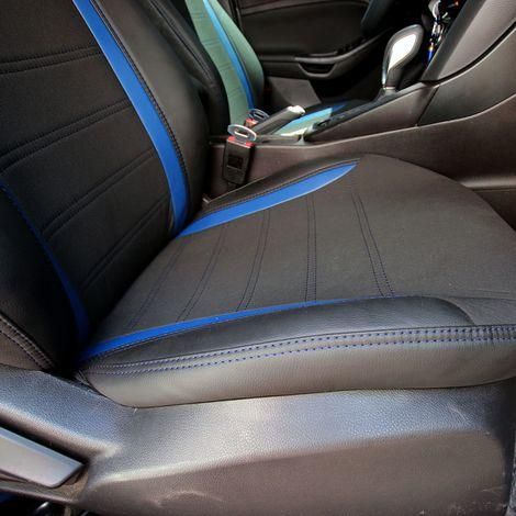 Чехлы на сиденья из экокожи и автоткани ВАЗ Priora 2171 2009-2018 EMC-Elegant | Зображення 4