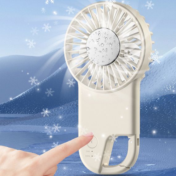 Портативний вентилятор SQT-BF2 з карабіном 1800mAh White | Зображення 6