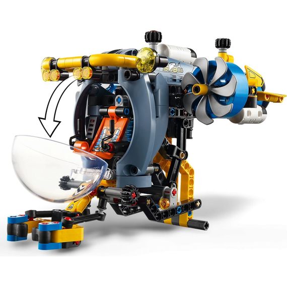 Конструктор LEGO Technic Глибоководний дослідницький підводний човен (42201) | Зображення 6