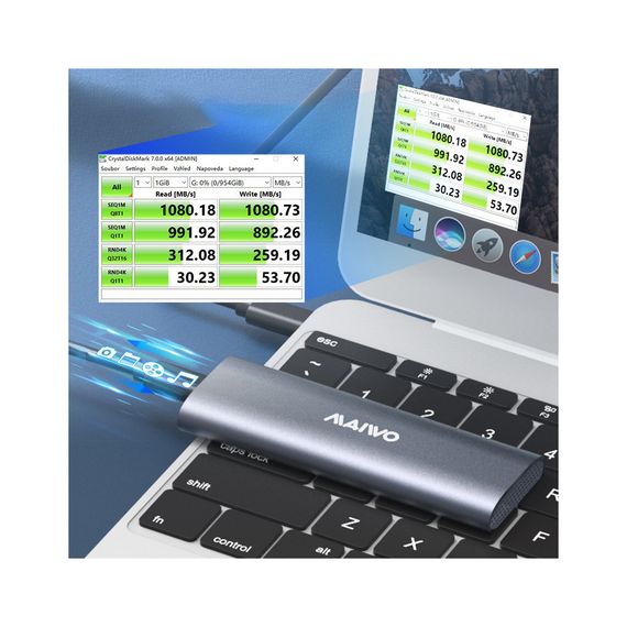 Кишеня зовнішня Maiwo M.2 SSD (K1689) | Зображення 7