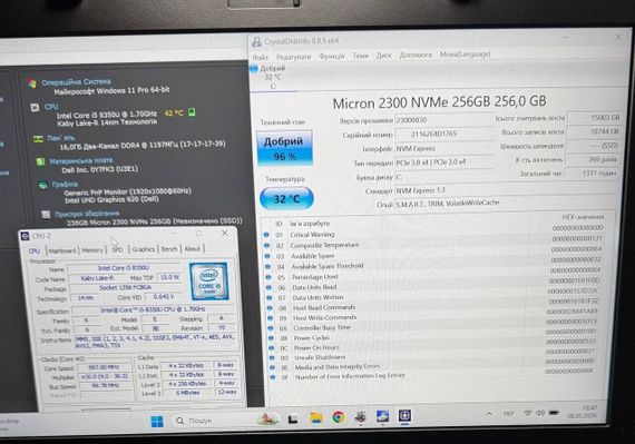 Захищений ноутбук Dell Latitude 5424 Rugged / 14" (1920x1080) IPS Touch / Intel Core i5-8350U (4 (8) ядра по 1.7 - 3.6 GHz) / 16 GB DDR4 / 256 GB SSD / Intel UHD Graphics 620 / WebCam б/в | Зображення 8