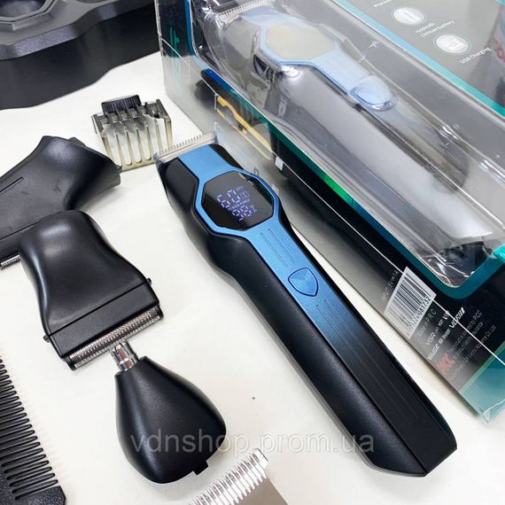 Акумуляторна машинка-тример для стрижки волосся VGR V-173 13 в 1, Тример для волосся портативний BX-60 | Зображення 6