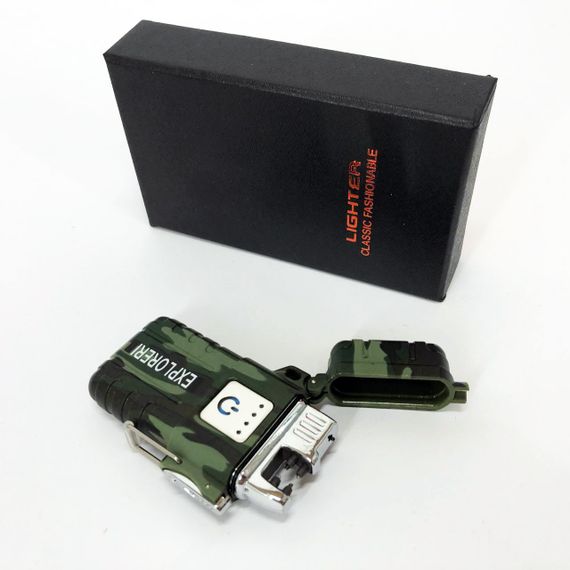 Usb запальничка з електроімпульсом JL317 Explorer, Акумуляторна електро запальничка ZW-53 | Зображення 5