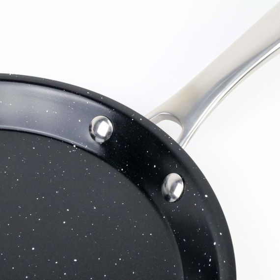 Сковорода для млинців антипригарна Bollire Black Sapphire 24 см BR-1708 з нержавіючої сталі | Зображення 4