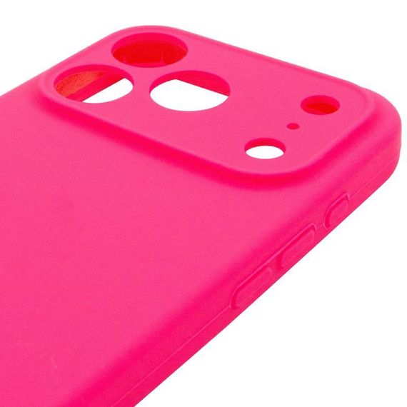 Чохол Silicone Case Full Camera Protective (AA) для Apple iPhone 17 Pro Max (6.9") Рожевий / Barbie pink | Зображення 3