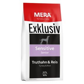 Сухий корм з індичкою для літніх собак Mera Exklusiv Sensitive Senior Truthahn & Reis, 15 кг