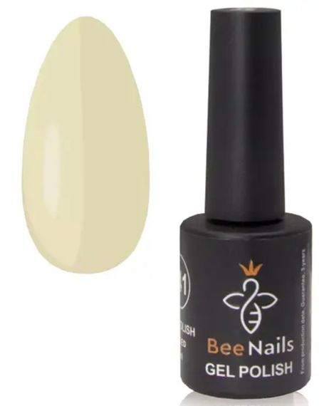 Гель-лак для нігтів Bee Nails 035 (ванільний) 8мл | Зображення 2